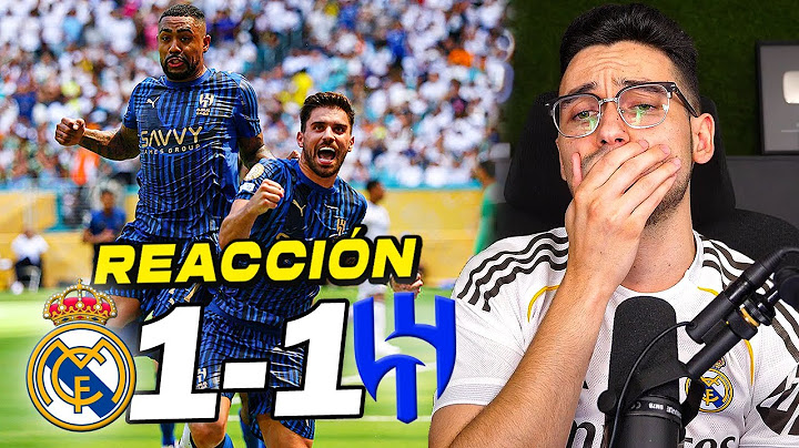 REACCIONES DE UN HINCHA al Real Madrid vs Al Hilal 1-1 *XABI TIENE MUCHO TRABAJO* | ByDiegoX10