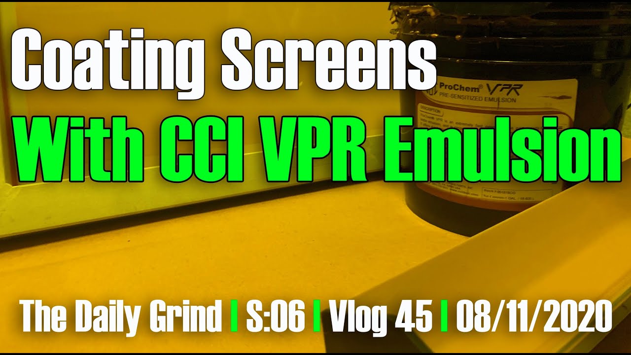 COATING SCREENS WITH CCI VPR EMULSION How To Coat Screens With