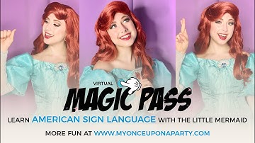 American Sign Language Lesson with the Little Mermaid