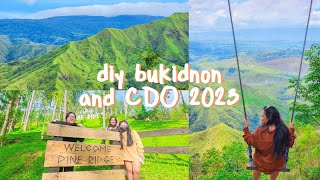 diy bukidnon trip 2023 // travel vlog!! communal ranch🐎 + dahilayan🏞️ + pine ridge🏕️ + rotypeaks⛰️