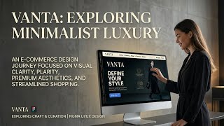 VANTA E-commerce website landing page UI/UX design 