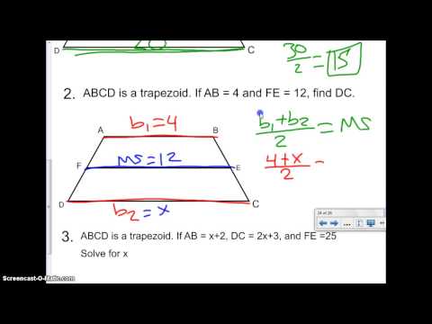 Video: Care este teorema segmentului mijlociu a unui trapez?