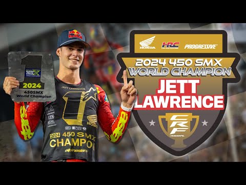 Team Honda HRC Progressive Ends 2024 Season With 1-2 Finish in 450 SMX Standings | Las Vegas SMX