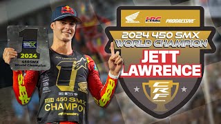 Team Honda HRC Progressive Ends 2024 Season With 1-2 Finish in 450 SMX Standings | Las Vegas SMX