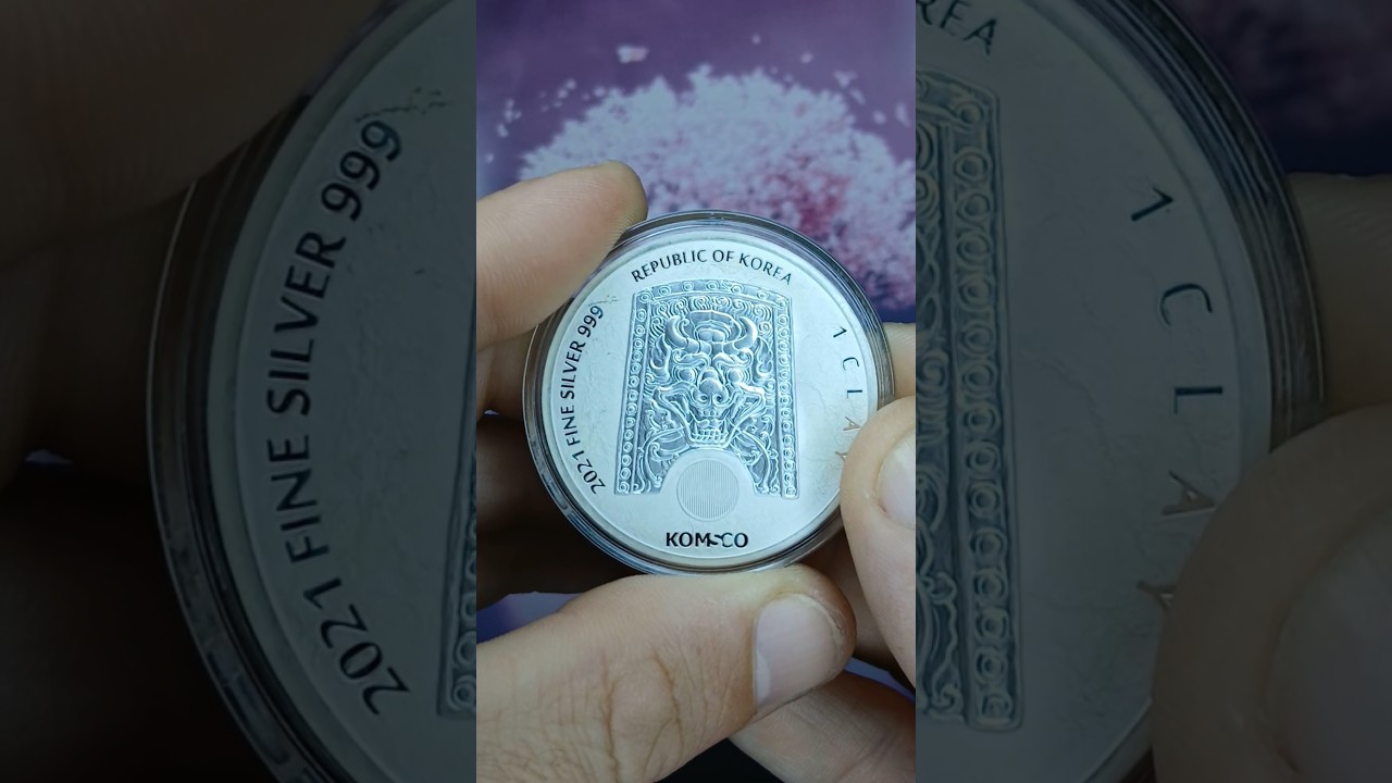 2021 South Korean Chiwoo Cheonwang 1 oz Silver Round By KOMSCO