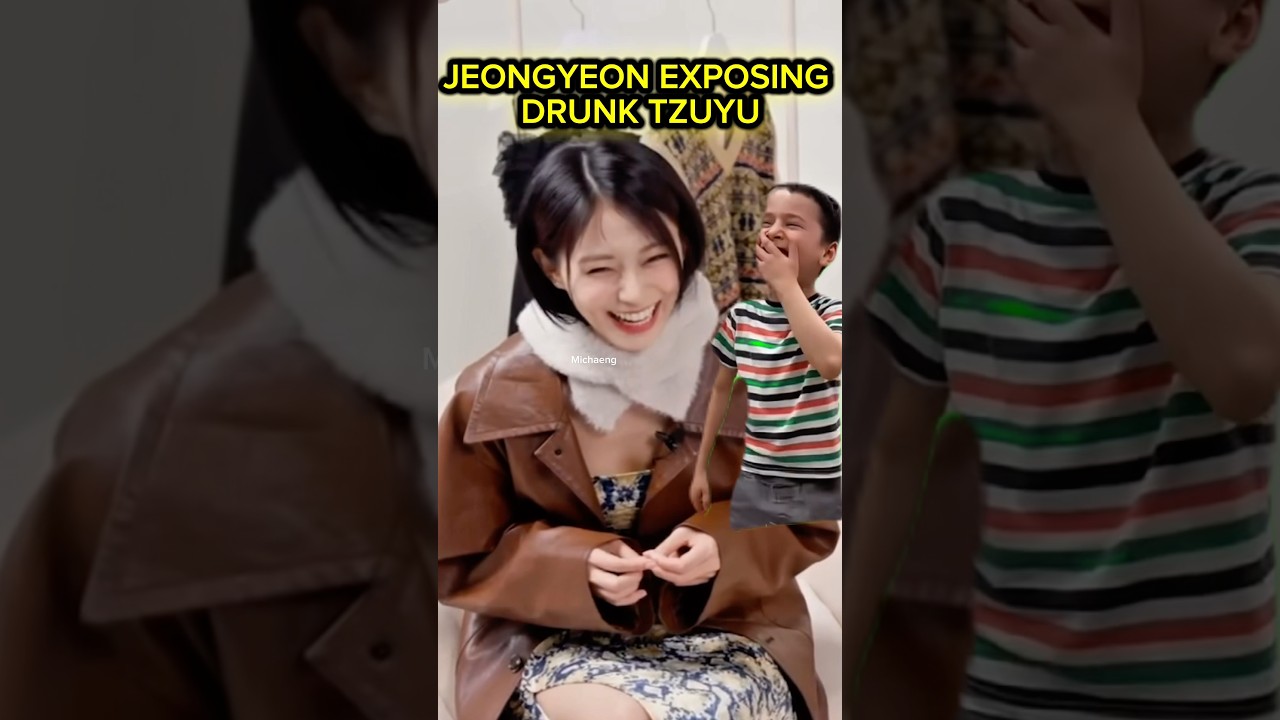 [TWICE] Jeongyeon exposing drunk Tzuyu on national tv