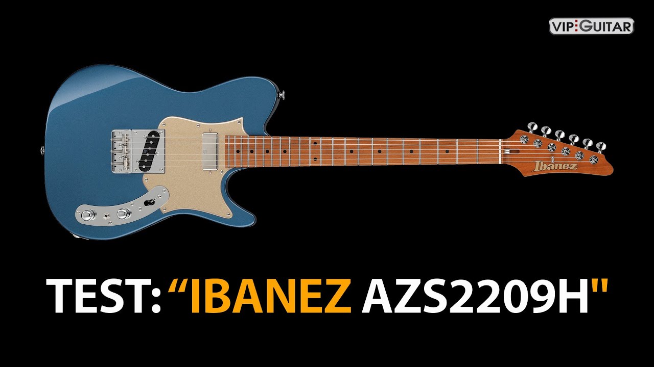 Gitarre Test: IBANEZ AZS2209H-PBM Prussian Blue Metallic Prestige