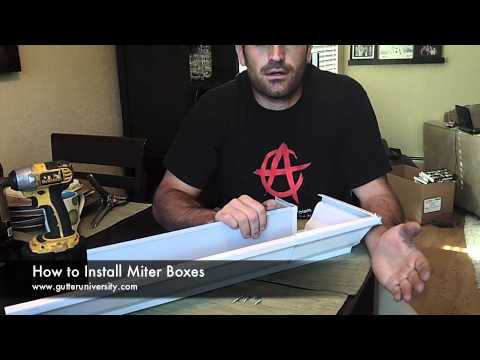 How to Install Miter Boxes