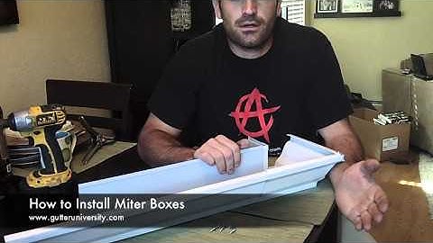 How to Install Miter Boxes