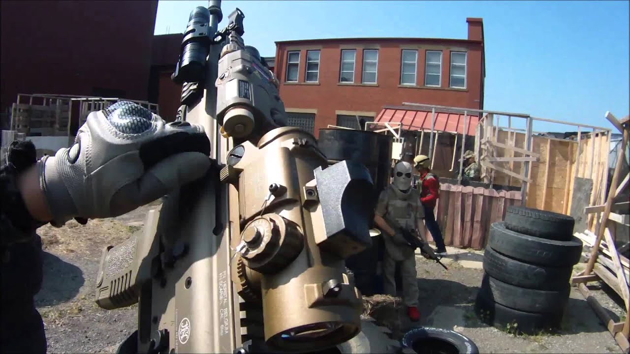 Erie Indoor Airsoft September 2015 生存遊戲 室內近戰 09/1 YouTube