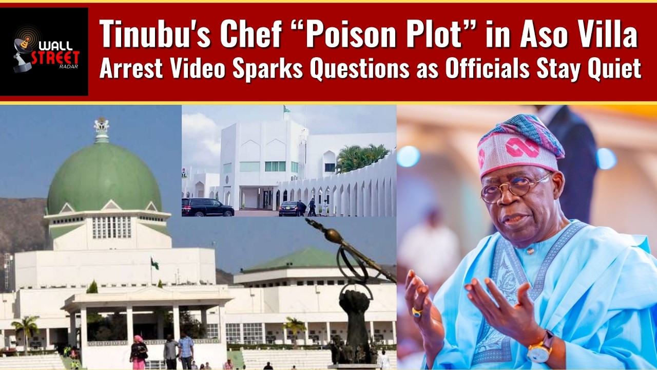 Tinubu's Chef “Poison Plot” Arrest Video Sparks Questions as Officials Stay Quiet