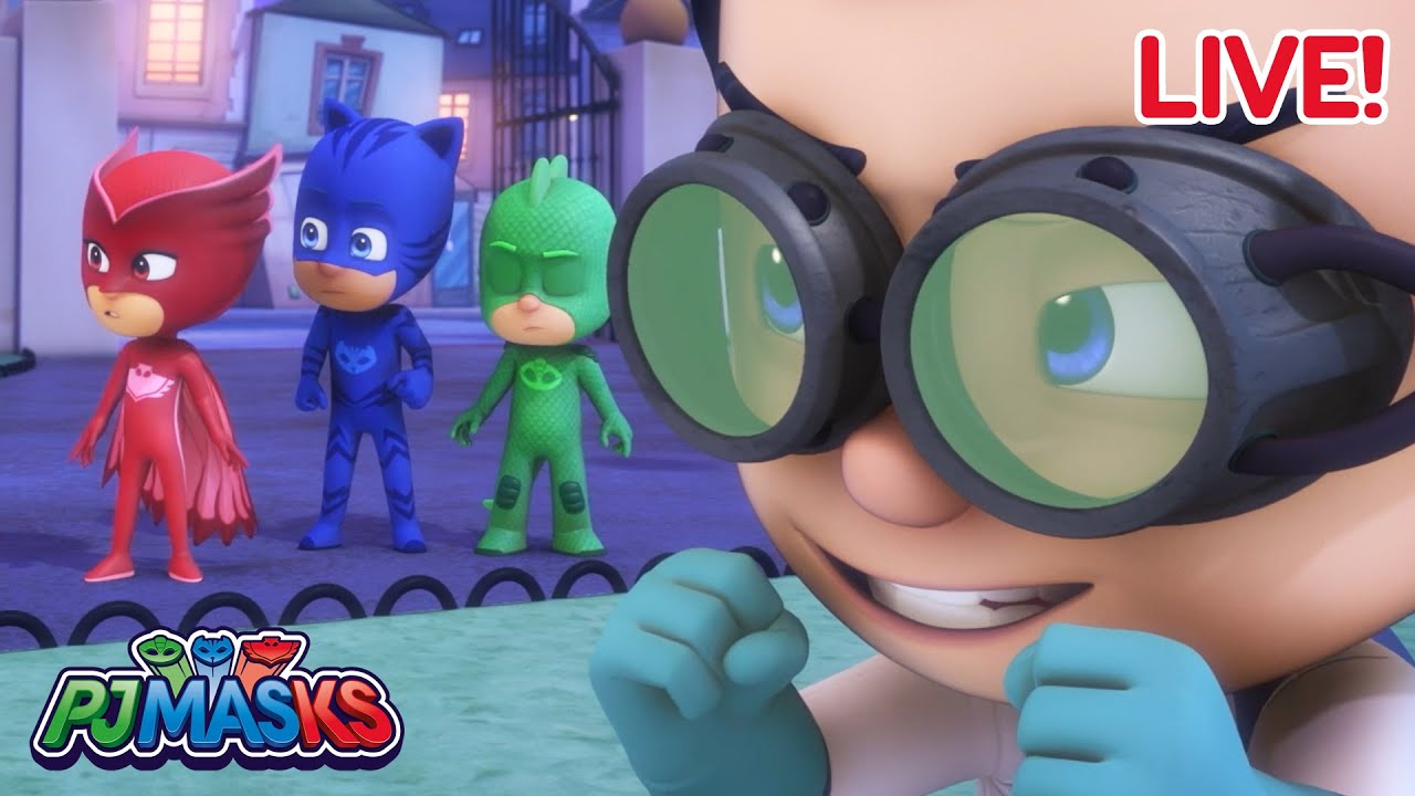 🔴 LIVE! PJ Masks Full Episodes 🔴 | PJ Masks to save the day! + More superhero cartoons | 
