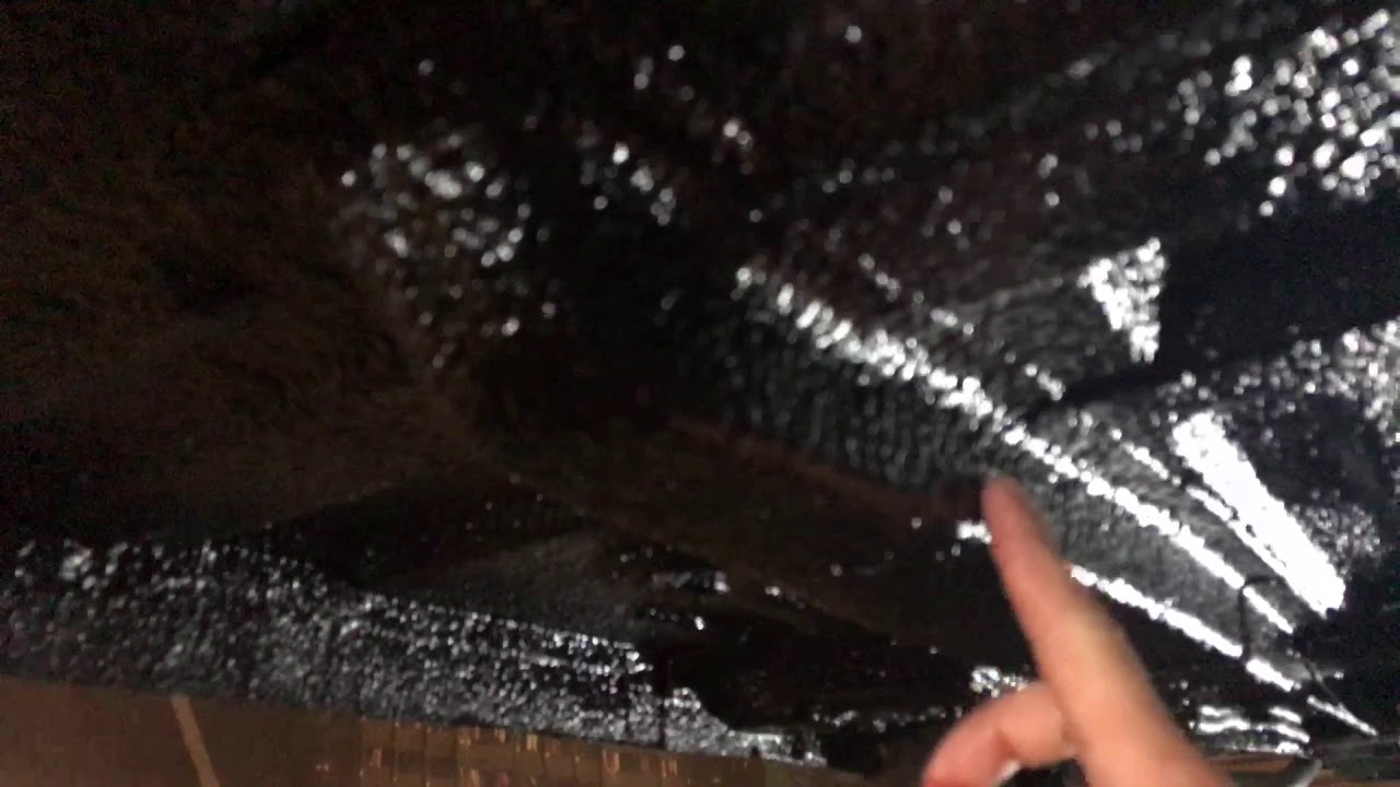 Внешняя шумка Daewoo Matiz, толстый резинобитумный слой на днище не ...