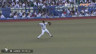 【メジャー級ド迫力返球】マーティンが本場のレーザービームを披露 screenshot 1