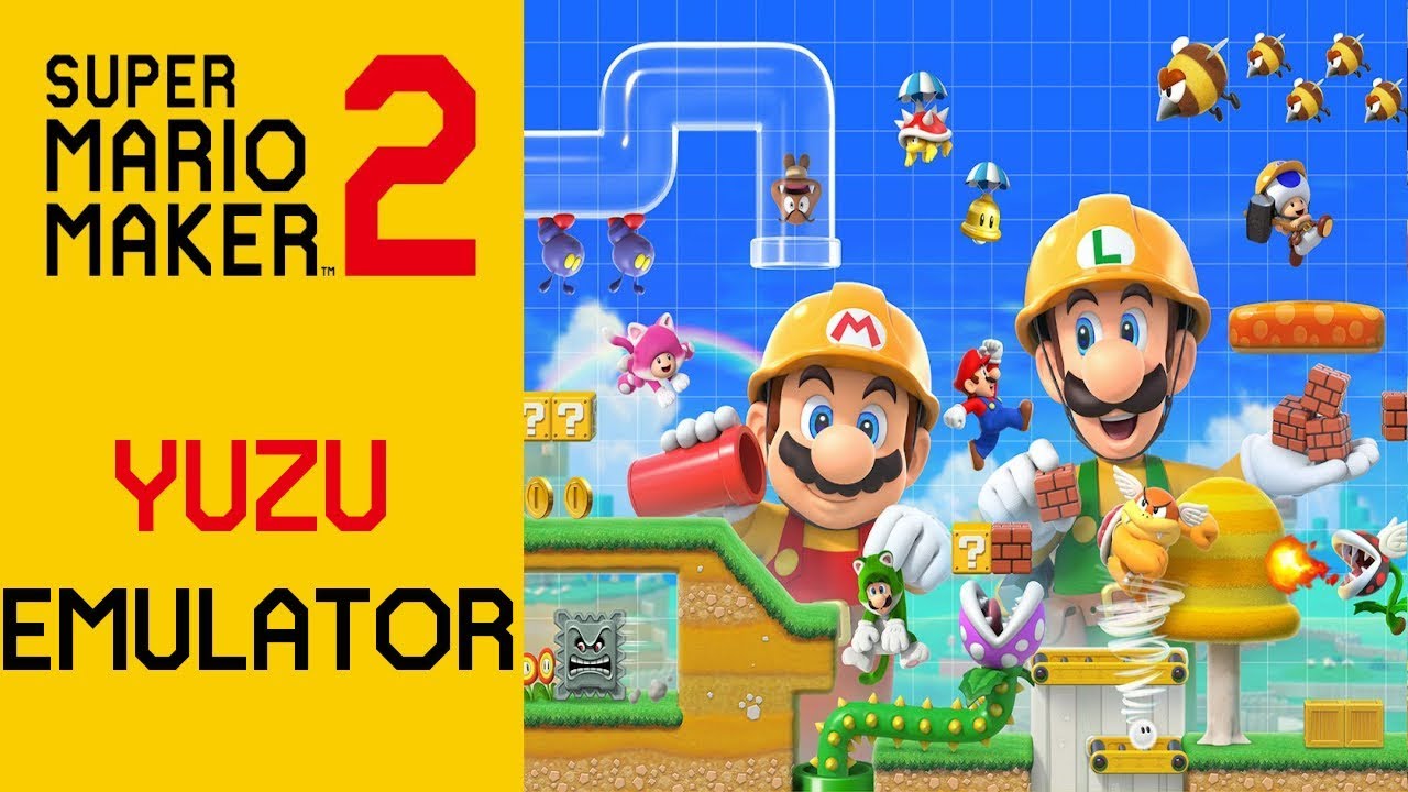 Super Mario Maker 2 gameplay on Yuzu Emulator
