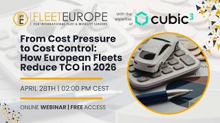 Fleet Europe Webinar with Cubic3