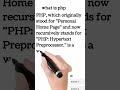 PHP in 60 Seconds: The Basics#php#project #technology