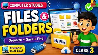 File & Folder | Class 3 Computer screenshot 1