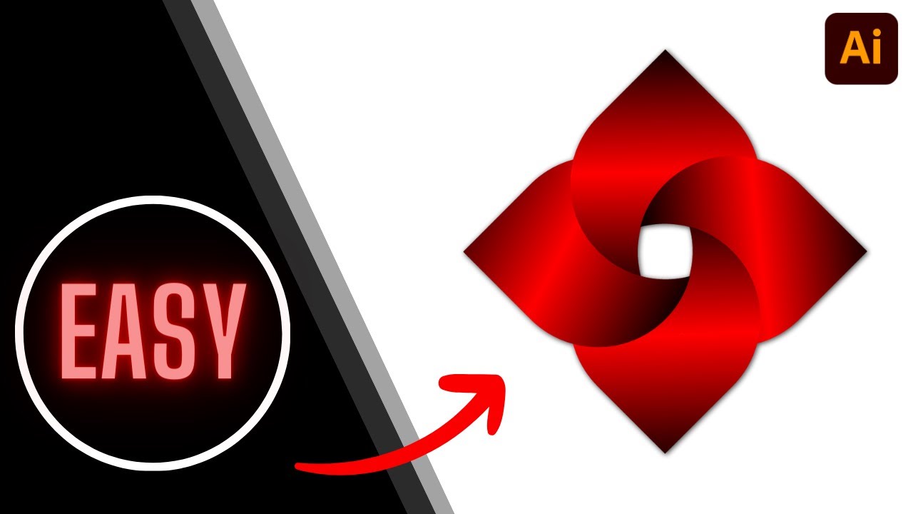 Geometric Star Logo Illustration In Adobe Illustrator ||