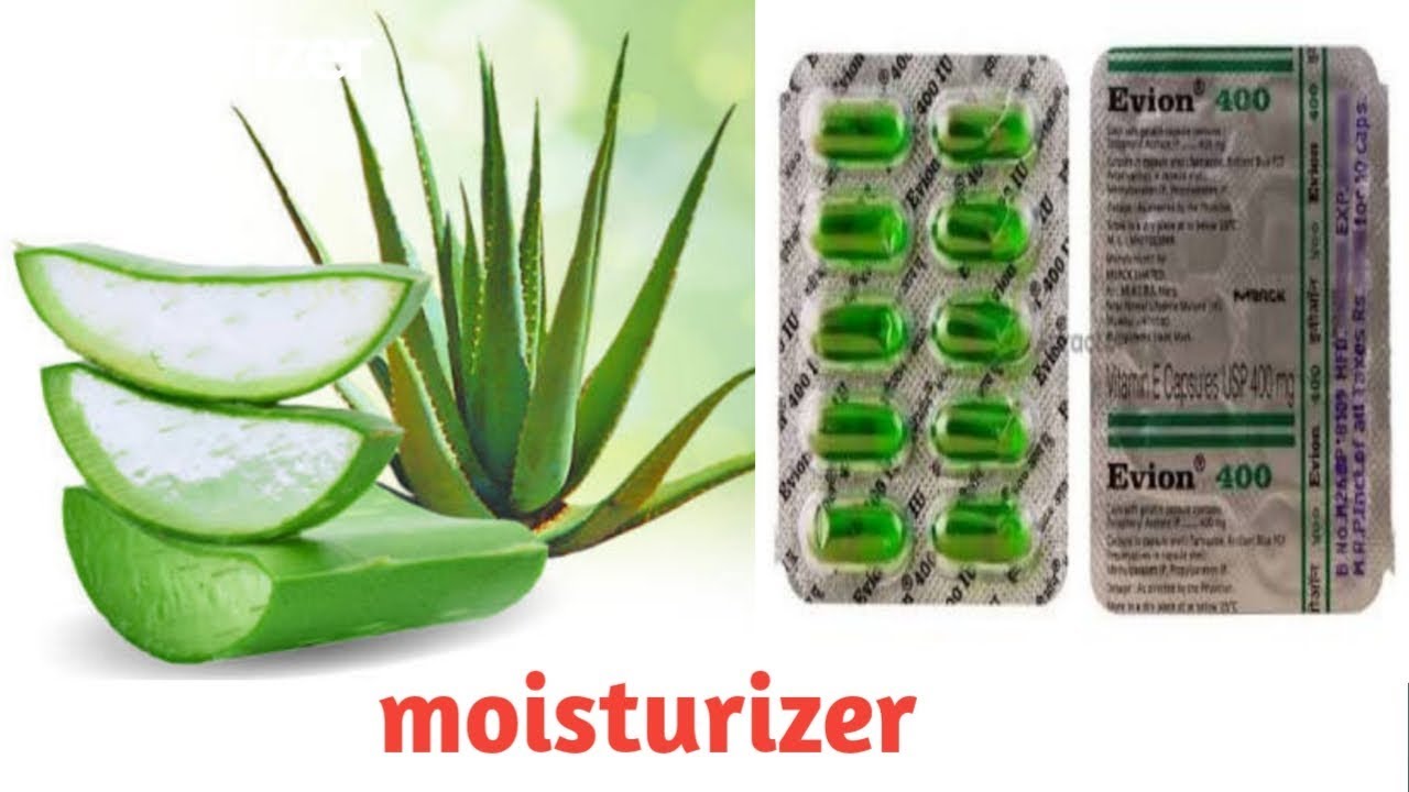 ALOE VERA GEL AND VITAMIN E OIL AS MOISTURIZER FOR THE BODY