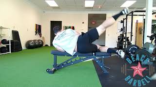 Side lying Extra Range Hip Abduction