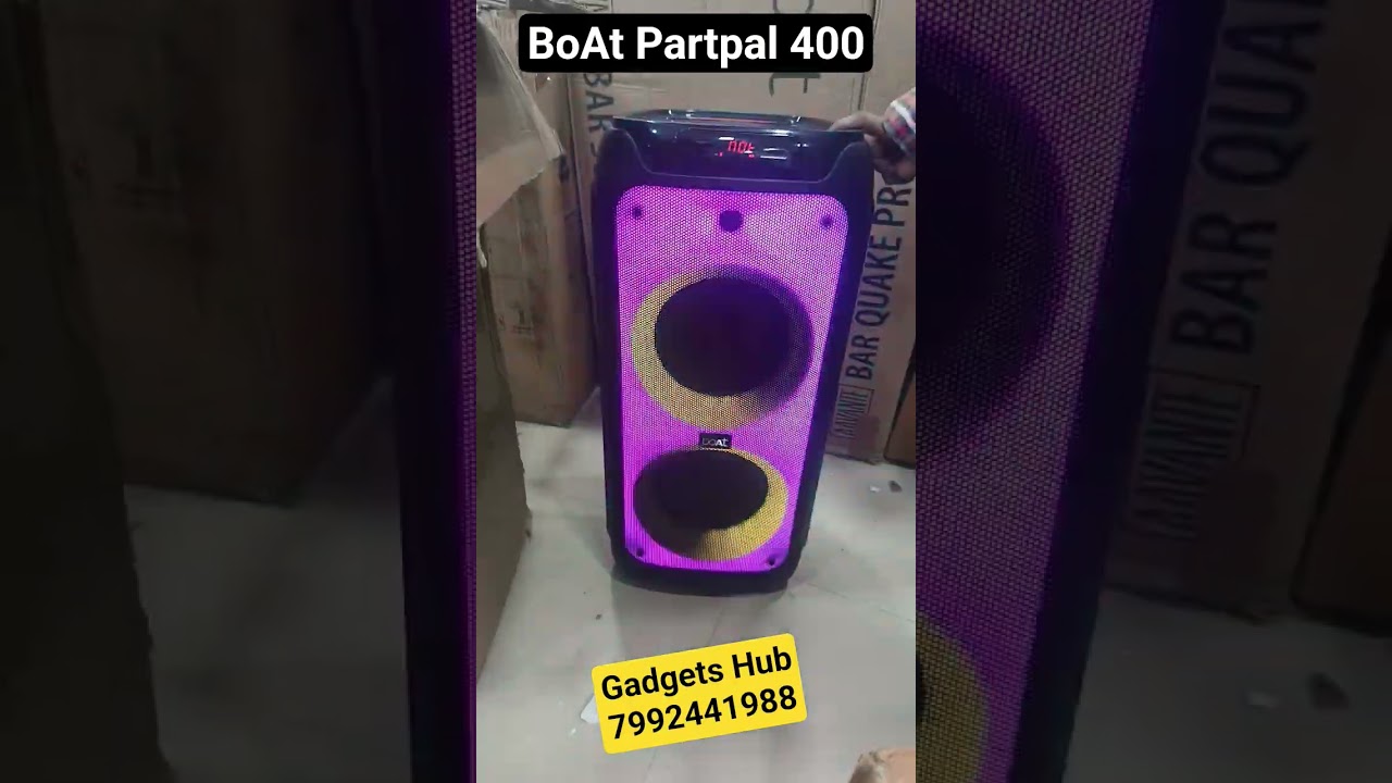 Boat Partpal 400 !! Best sound Quality!! Gadgets Hub!! 