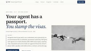 Passport Agent Protocol — AI agents that can only ask (EAG Global Buildathon) Guide