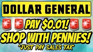 ‼️$0.00‼️$0.01‼️PAY WITH PENNIES‼️FREEBIES‼️$0.50 FOOD‼️PENNY SHOPPING SUNDAY‼️ #dollargeneral 