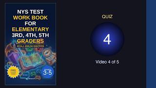 NYS Test Work Book For Elementary 3rd 4th 5th graders 100 ELA English questions Part 4