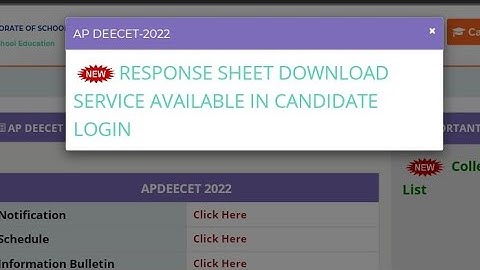 AP DEECET 2022 Result Release