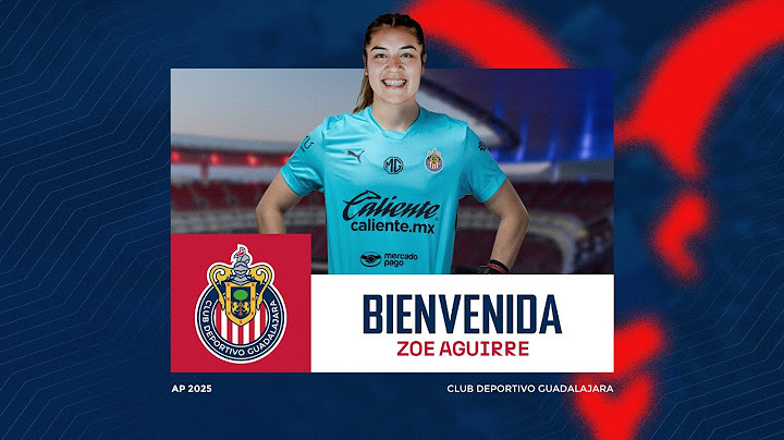 WELCOME! Zoe Aguirre, Chivas' new goalkeeper.