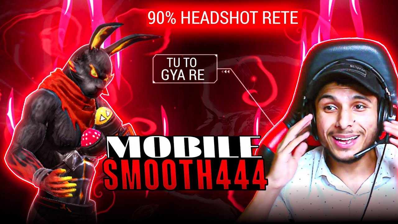 MOBILE SMOOTH 444 IS HARE🥵 FOR DOMINATING 1VS3 CHALLENGE 🥵😡 OF THREE ...