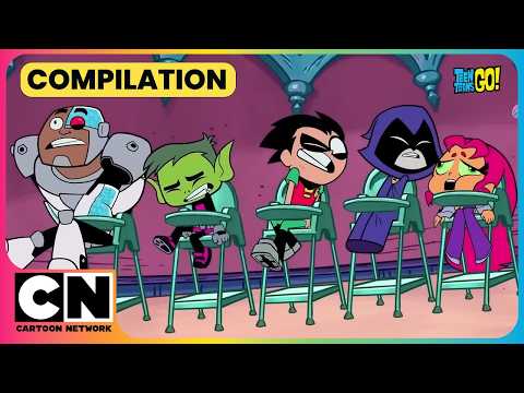 The Titans Take On The Weirdest Challenges!😂| Teen Titans Go👊| Cartoon Kids | @cnindia​