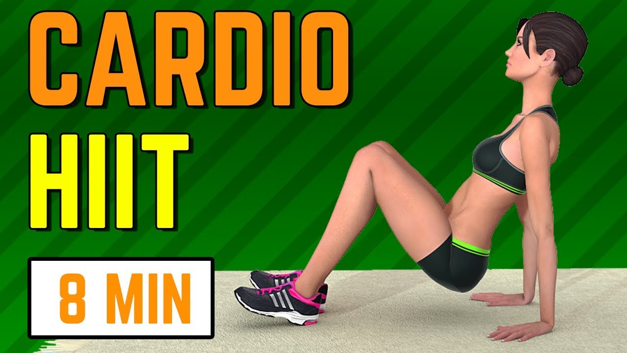 8 Min HIIT Cardio Workout (No Equipment) YouTube
