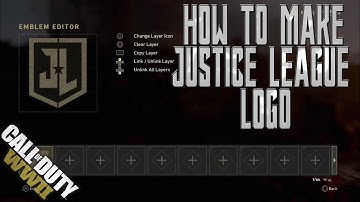 How to Make The Justice League Logo: Call of Duty WW2 Emblems