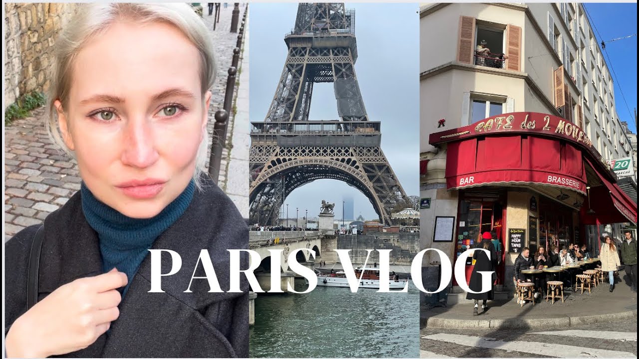 Paris vlog: улетела одна в Париж, кафе из "Амели", Монмартр и лягушачьи ...
