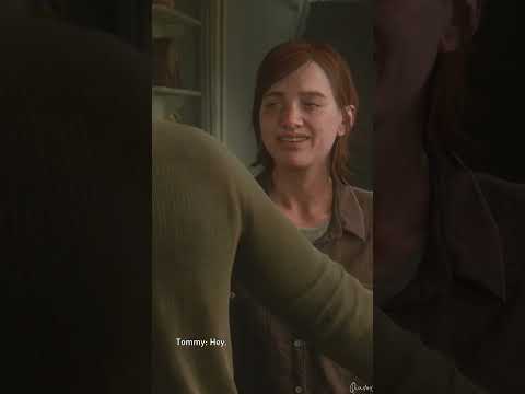 The Most Saddest Moment Of Ellie When She Hugs Tommy Like Joel Last Us 2 Remastered Shorts