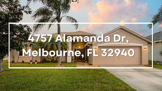 🏡 Move-In Ready Lakefront Living in Melbourne, Florida | 4 Bed Pool Home for Sale |  MLS#1076027