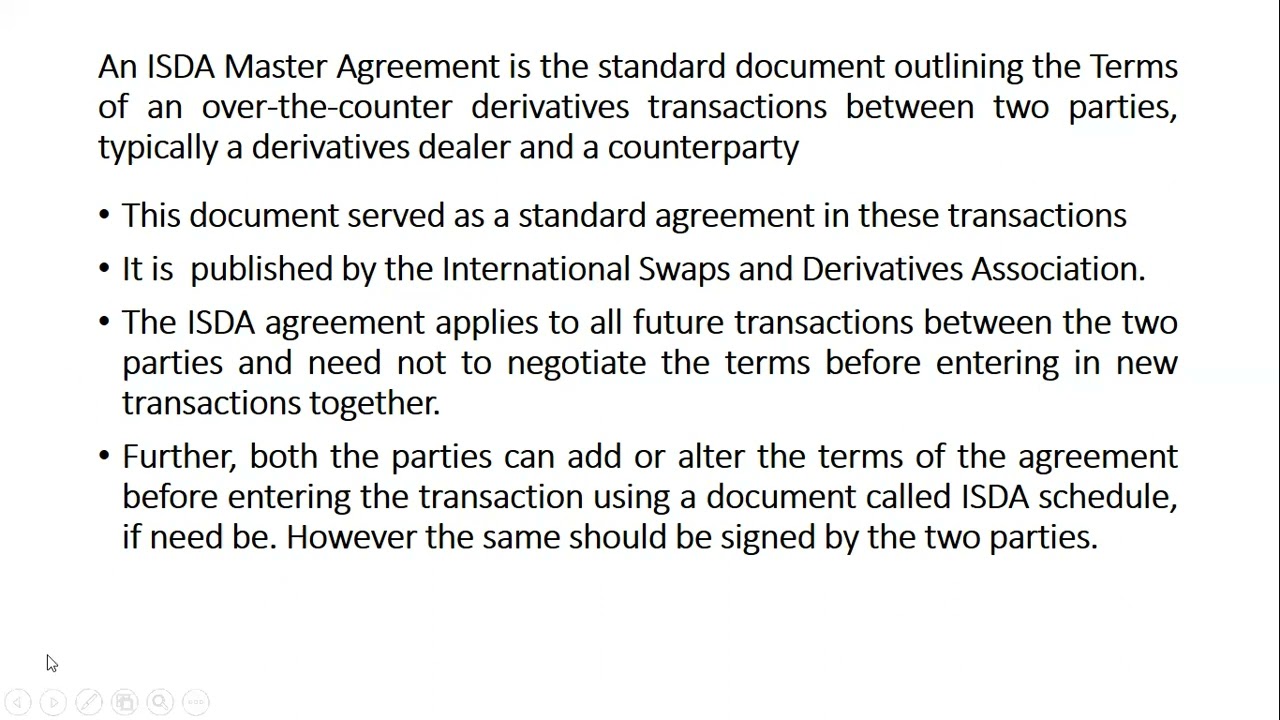 ISDA Master Agreement- By Ca Manmohan Jindal - manmohanjindal21@gmail.com