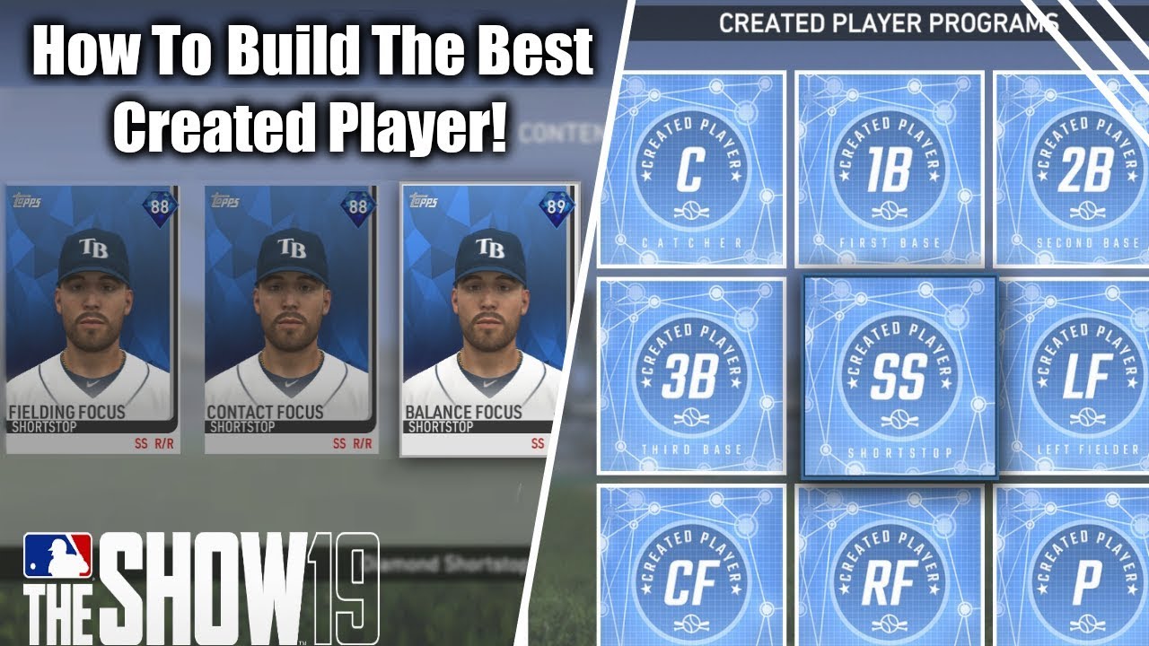 How To Make The Most Over Powered Created Player In MLB The Show 19 Diamond Dynasty!