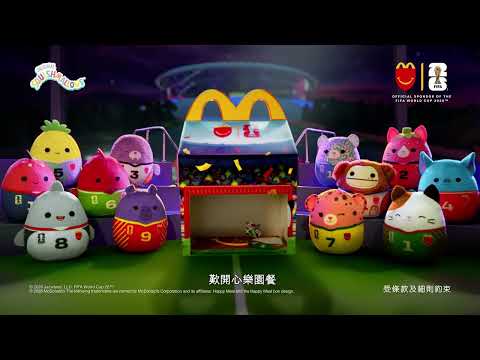 【FIFA World Cup™ Happy Meal: Includes Squishmallows Toy⚽️】