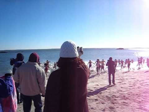 Landmark Polar Bear Plunge - Rye NY 1-1-09