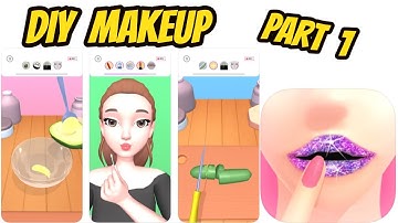 DIY Makeu‪p Game All levels Part 1 Game Gameplay Walkthrough - Mario Cup (Android-iOS)