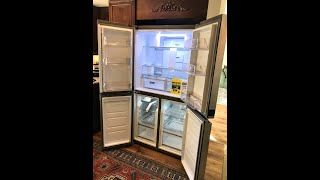 Review Whirlpool 19.4cu ft 4Door Counterdepth French Door Refrigerator with Ice Maker WRQA59CNKZ