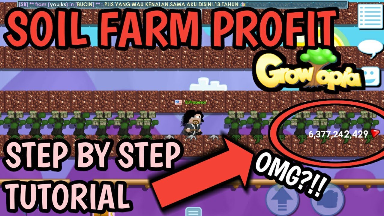 How to profit tons wls in SOIL FARMS! (2020) Growtopia Profit YouTube