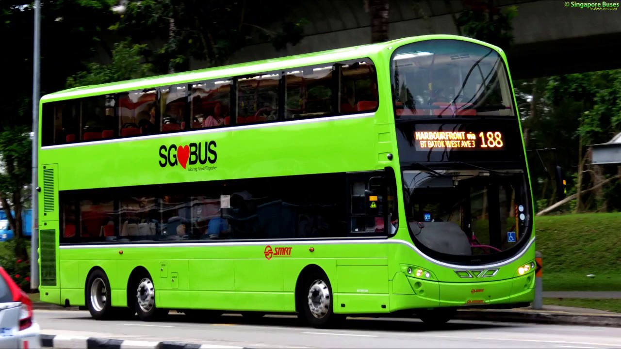 [SMRT Buses] SG5575M @ 188 | Volvo B9TL (Wright Eclipse Gemini II) (ZF ...