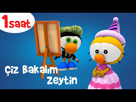 1 SAAT ÇİZGİ FİLM 😇😇😇#28 - Zeytin sanatçı mı oluyor? 😜 | TRT Çocuk - Disney Channel