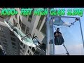 FALLING OFF THE WORLDS HIGHEST GLASS SLIDE! 1000+ FEET HIGH