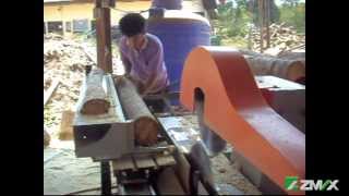 Automatic Reciprocating Cutting Single Side Sawing Machine MJ-250-1300 in Thailand 01
