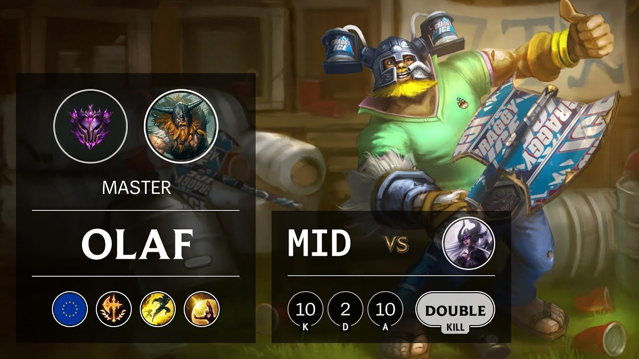 Olaf Mid vs Syndra - EUW Master Patch 9.14